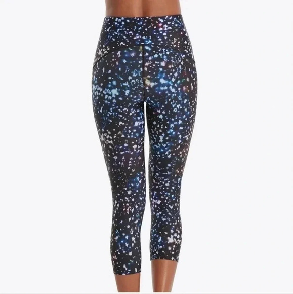 Spanx Cosmic Marled Heather cropped leggings Size S - Picture 2 of 13